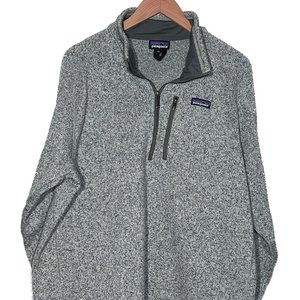 Patagonia Mens XL Sweater 1/4 Zip Pullover
